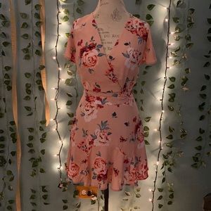 Pink Floral Dress